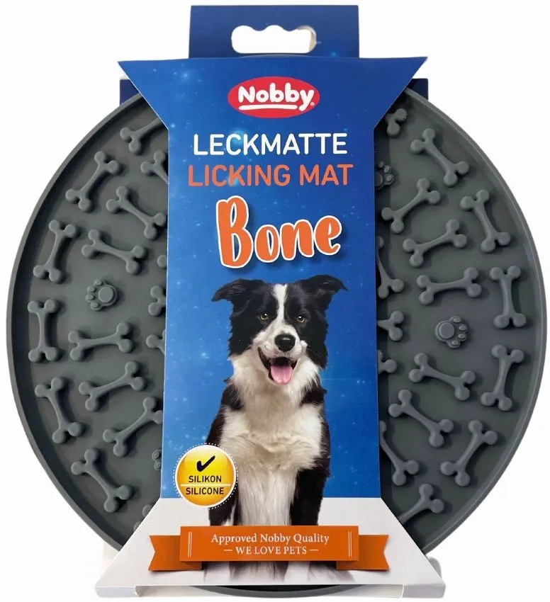 Nobby lízací podložka Bone 20 cm