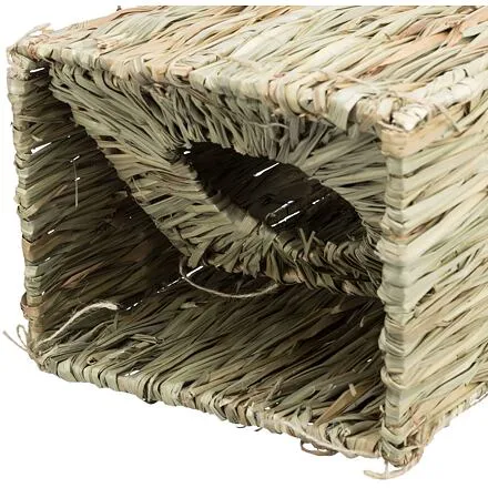 100% přírodní domeček morče/zakrslý králíček,  45 × 22 × 27 cm, tráva