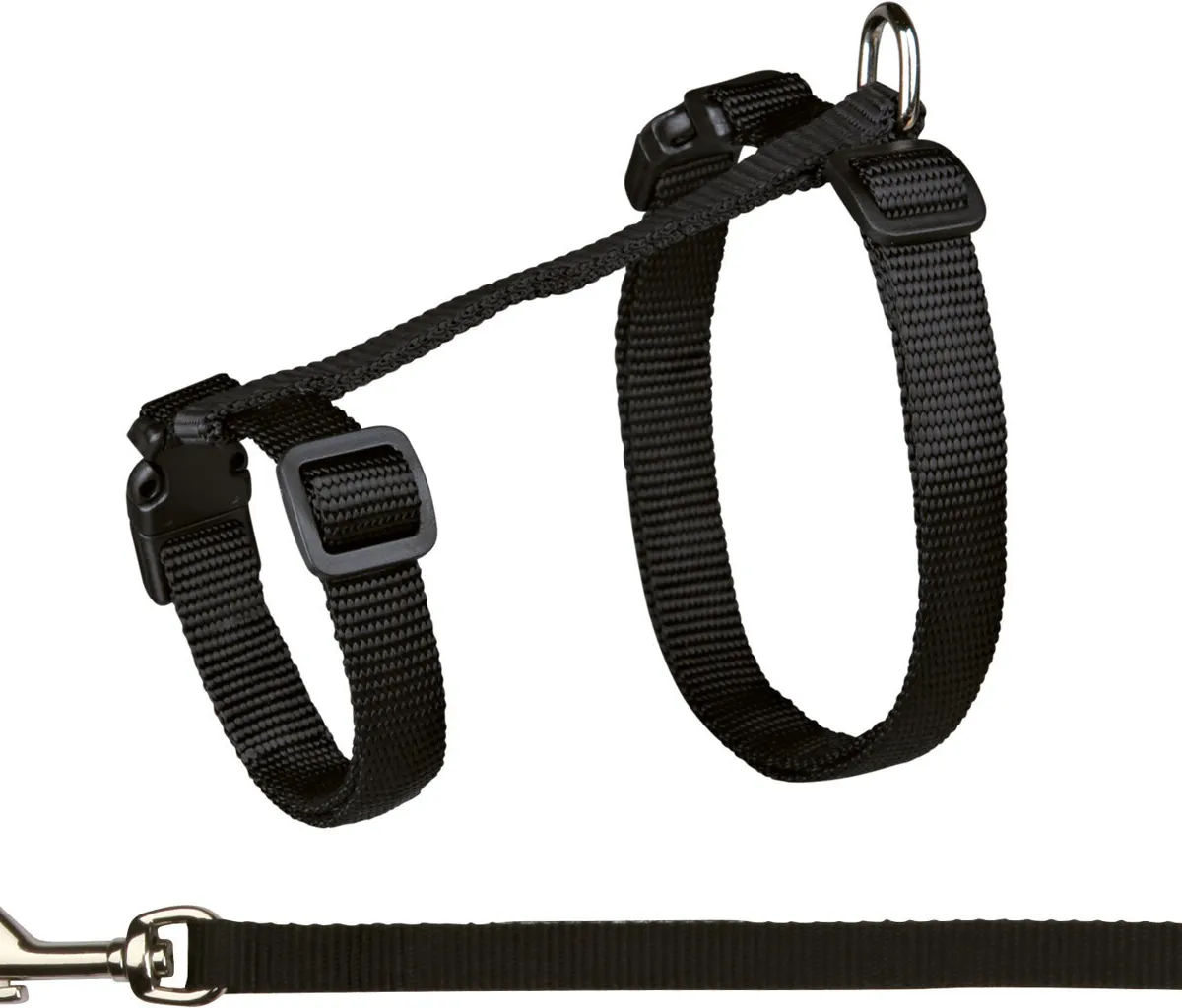 Postroj nylon. pro kočku s vodítkem XL, 34-57 cm/13mm, 1,20m