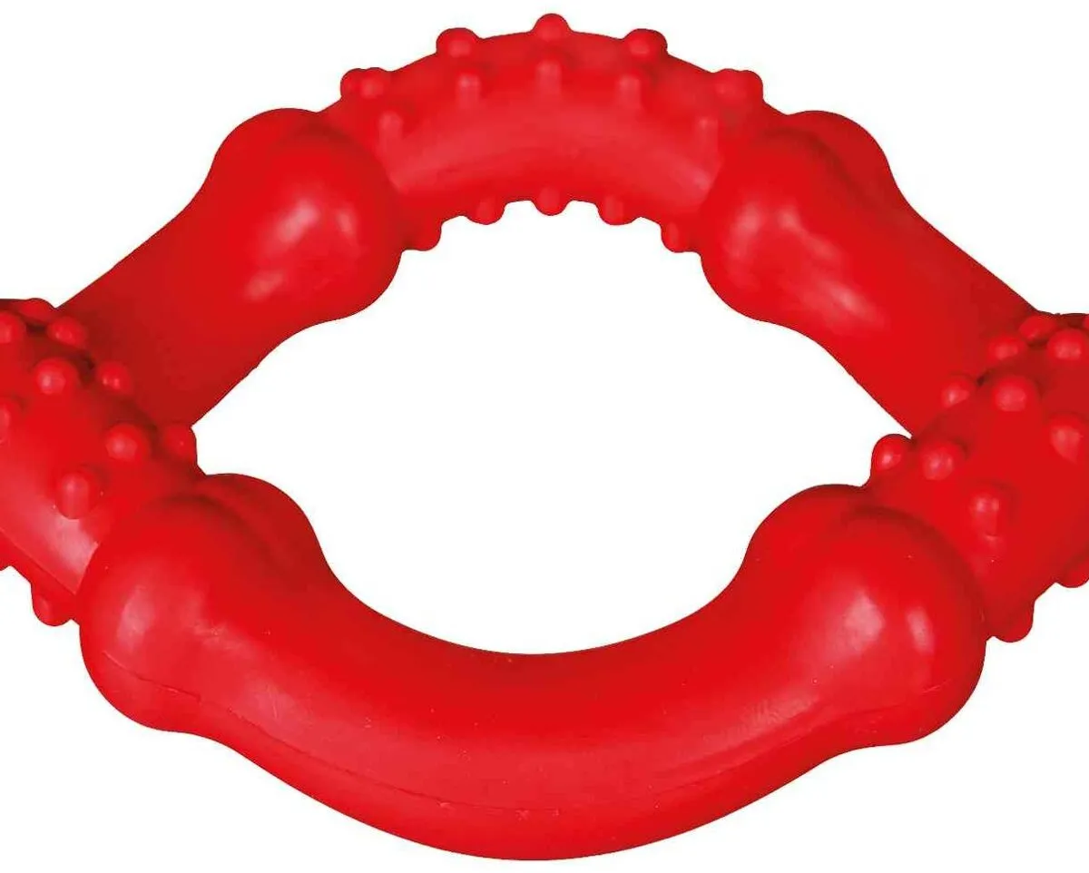 Plovoucí vlnitý kruh, tvrdá guma 15cm TRIXIE