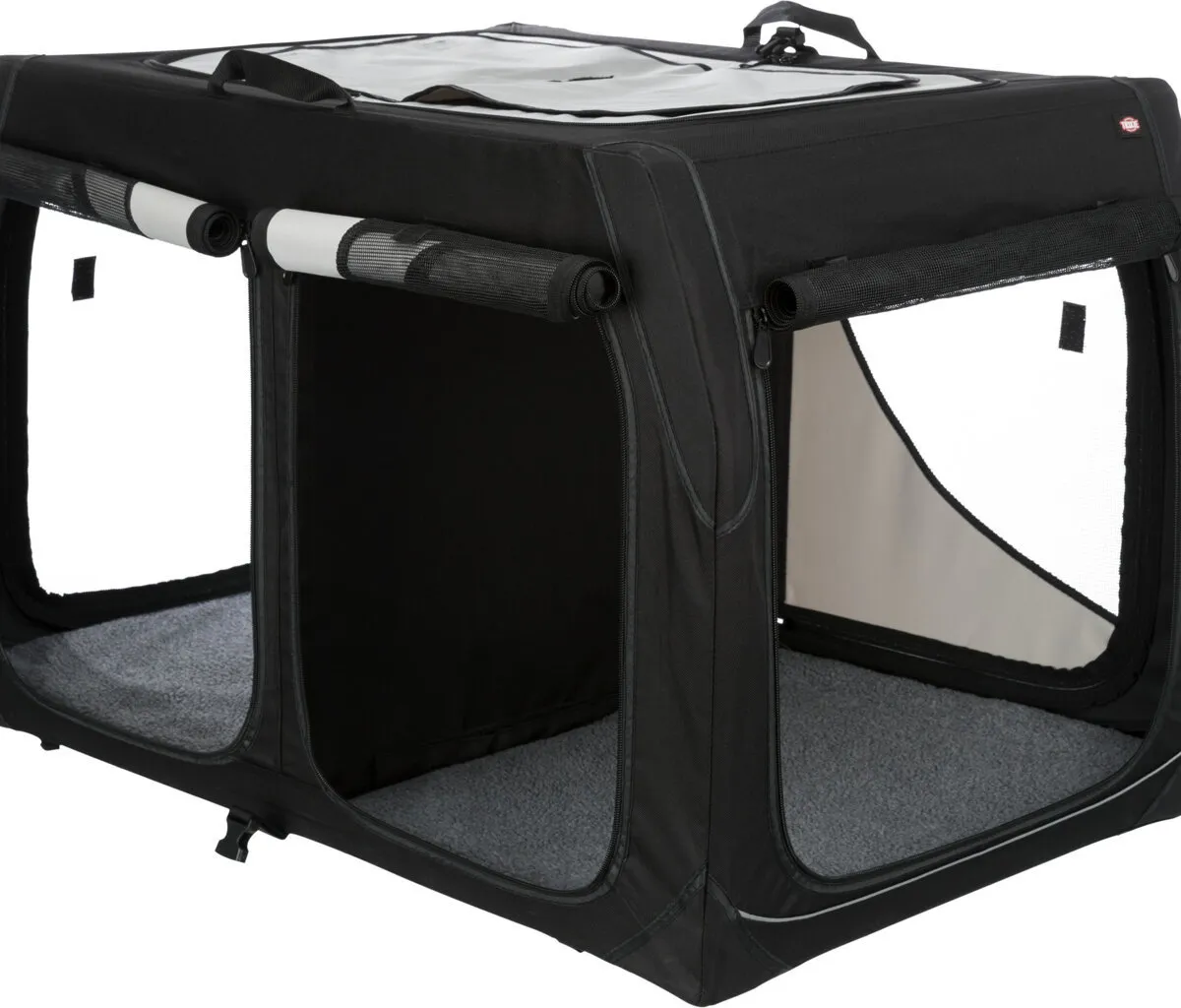 Transpor.nylon. box Vario DOUBLE 91x60x61/57 cm černo-šedý