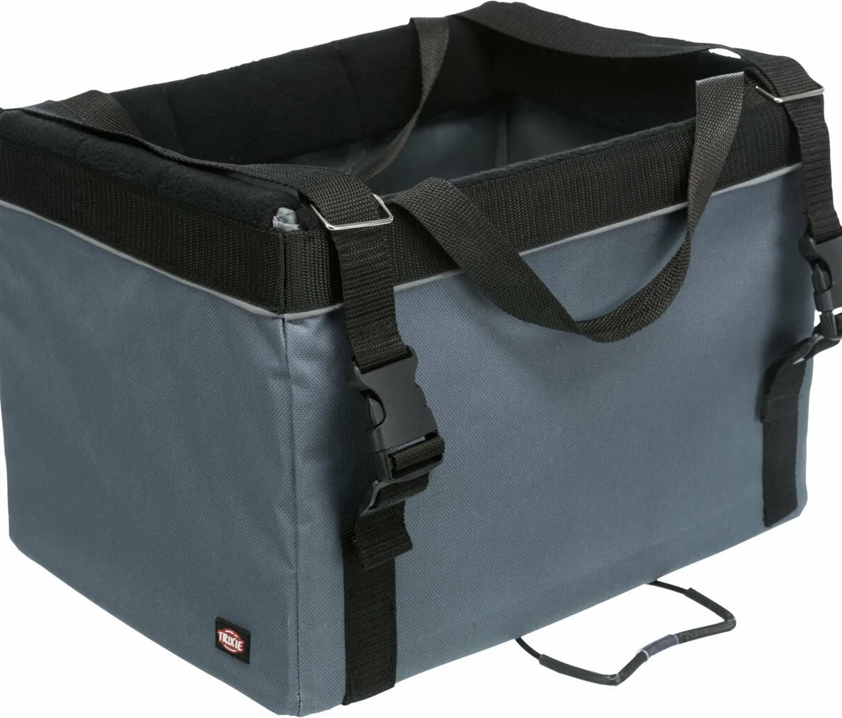 Front-Box transportní košík na řidítka, 38 x 25 x 25cm, šedá (max. 6kg)