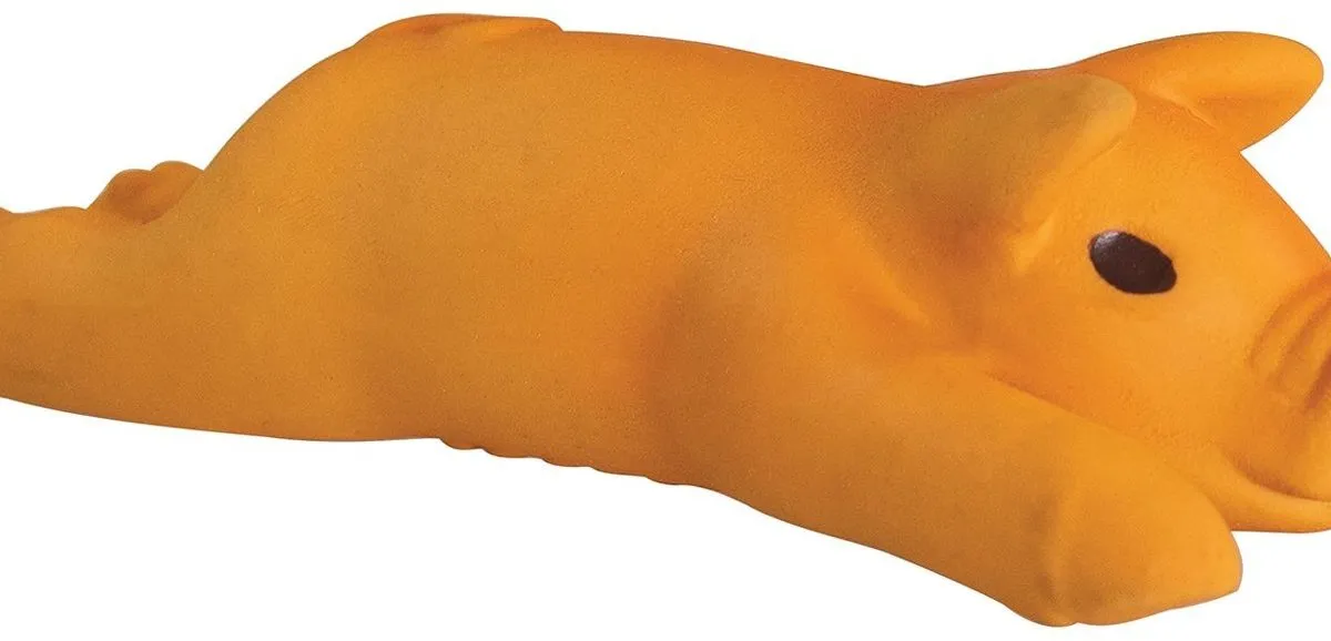 Prasátko rožněné se zvukem 13.5 cm, latex, HipHop