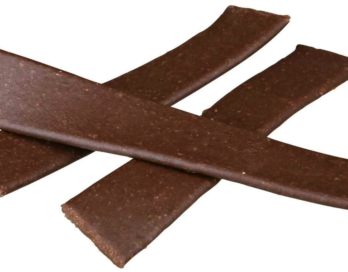 Soft Snack Happy Stripes - hovězí pásky, kyblík 500 g