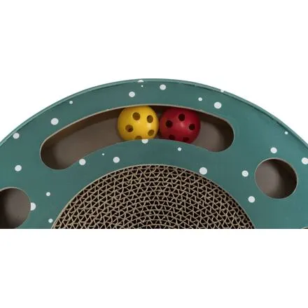 Xmas drum - vánoční škrabací buben s hračkou, ø 33 × 5,5 cm