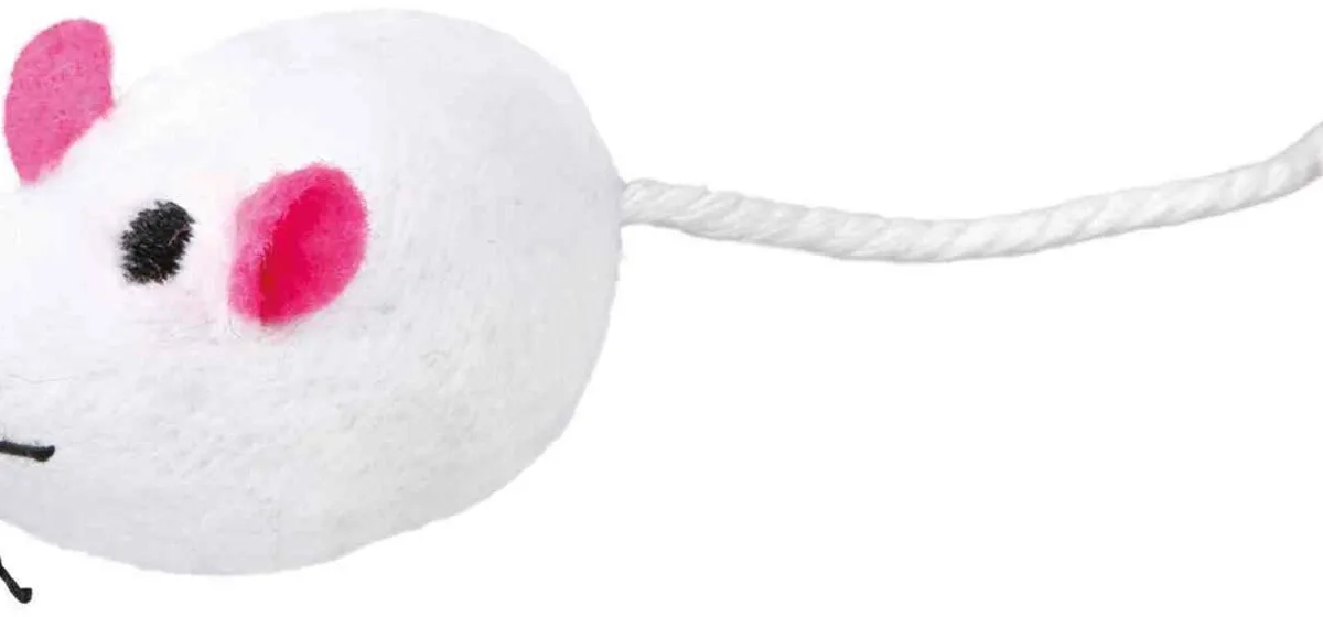 Mini - Mouse, bal. 160 ks bílá, šedá myš 5 cm