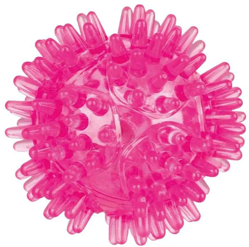 Svítící ježatý míček, termoplastová guma (TPR) 5 cm (RP 2,10 Kč)