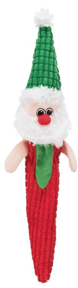 Vánoční plyšový Santa Claus/Sob/Sněhulák šustící 56 cm
