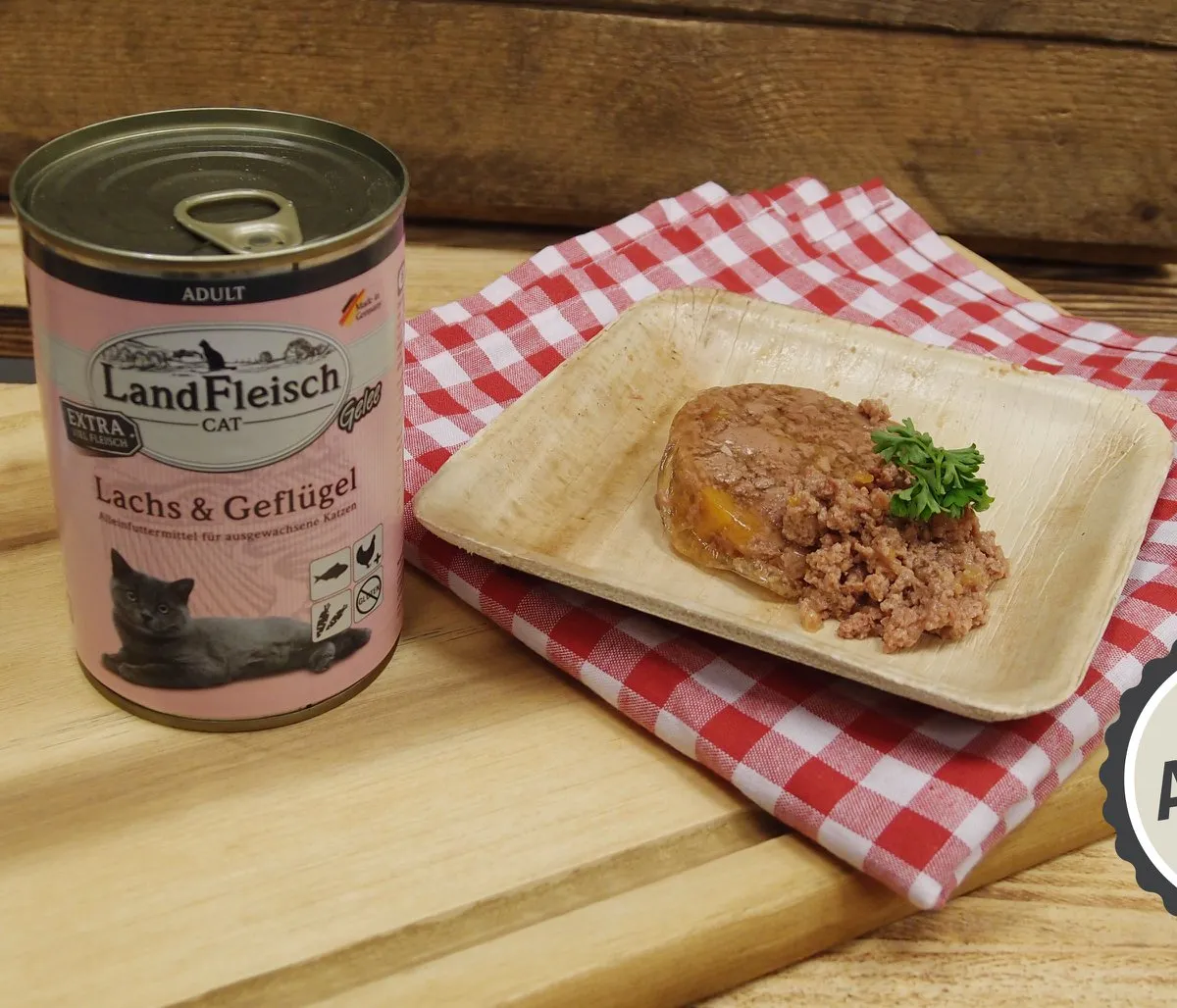 Landfleisch Cat Adult Gelee losos, drůbež 400g