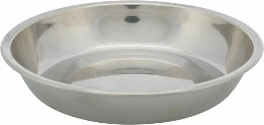 Miska nízká 0.2 l/ø 14 cm, nerez / melamin, bílá