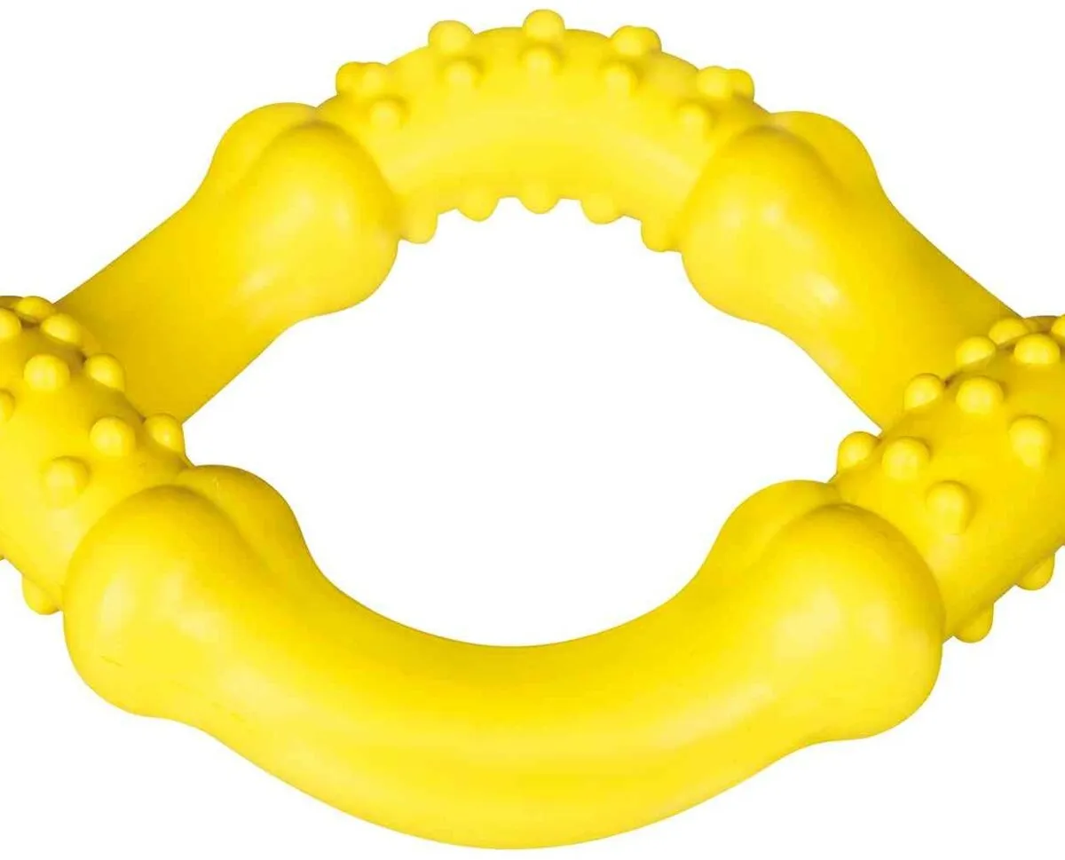 Plovoucí vlnitý kruh, tvrdá guma 15cm TRIXIE
