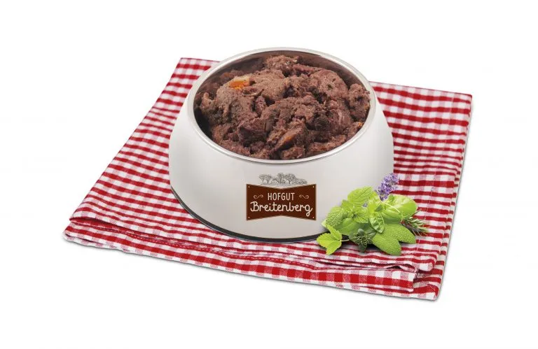 Hofgut Dog Senior/Light konzerva jehněčí, zelenina a bylinky
