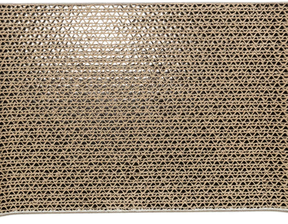 JUNIOR škrabací karton 38 x 6 x 18 cm světle šedý