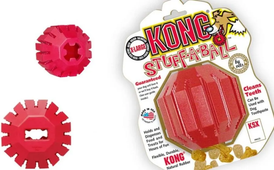 Kong Stuff a Ball M dentální hračka plnící