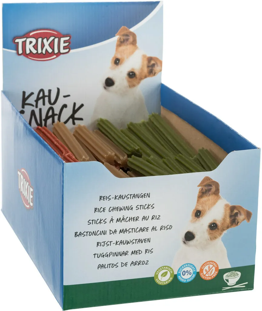 Rýžové žvýkací tyče MIX BAREV 12 cm/20 g (bal.150ks)
