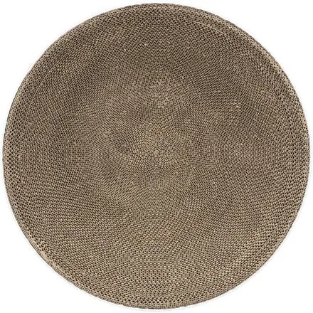 LILLY kulatý škrabací pelech s katnipem, ø 45 × 10 cm, karton, lila