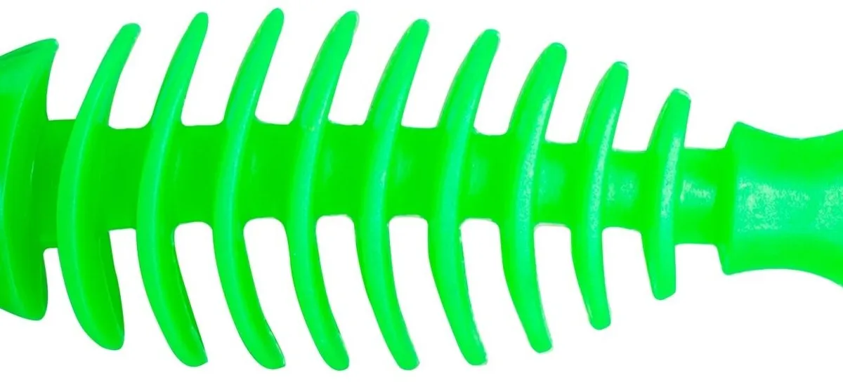 Barevná rybička dentální malá voňavá, tvrdá guma 14 cm