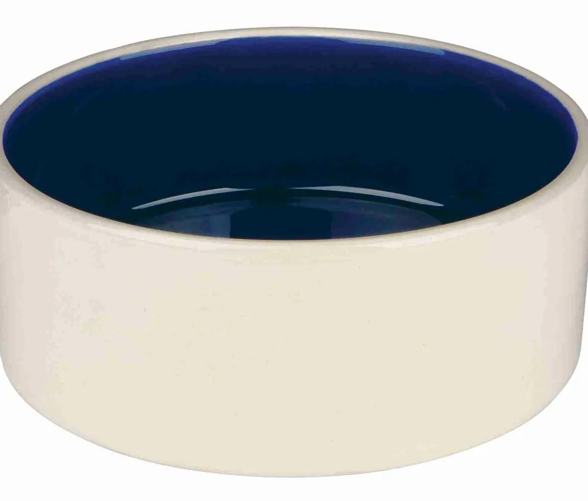 Keramická miska velká 2,3l/22cm - bílá/modrá