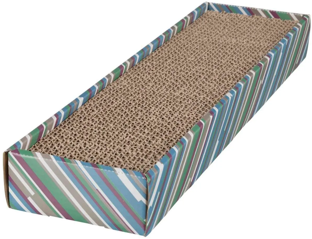 Škrábací karton SCRATCHY s catnipem 13x48cm