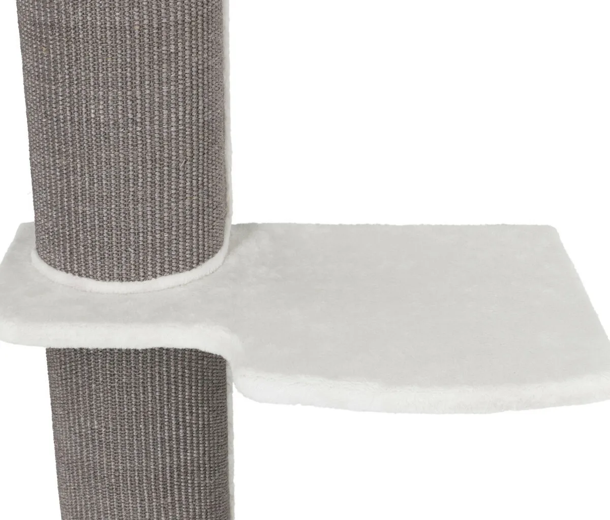 Škrábadlo ACADIA, 3posty, montovatelné ke zdi, 160cm, šedé
