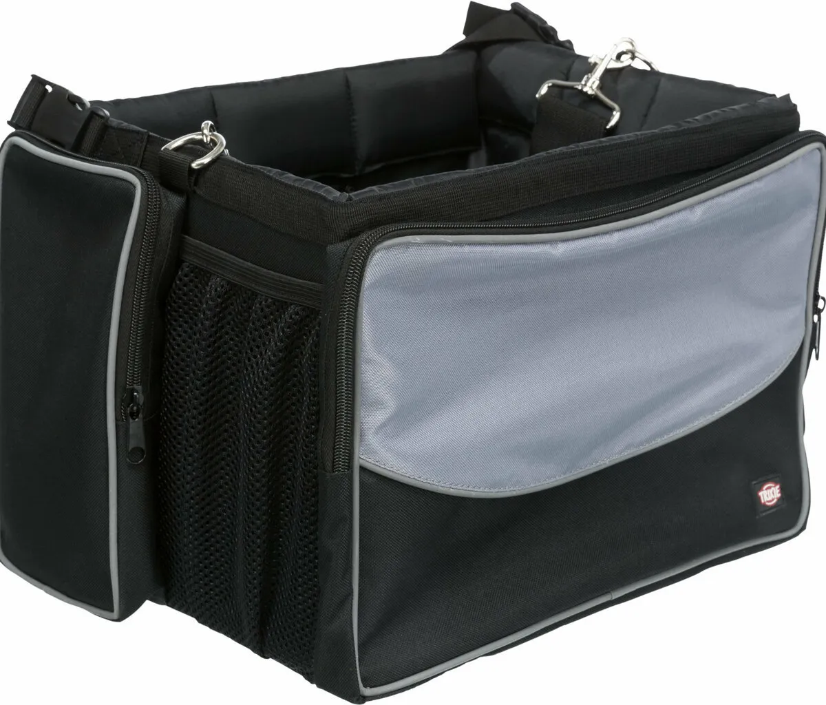 Front-Box transportní box na řidítka, 41 x 26 x 26cm, šedá (max. 6kg)