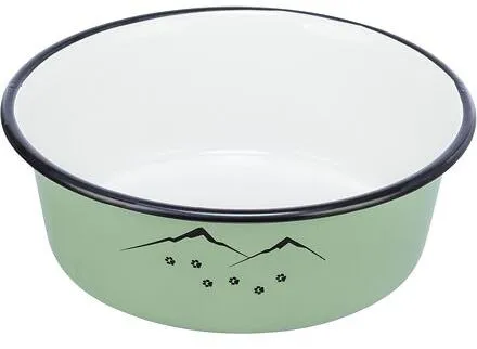 Miska smalt/nerez, 0,3 l/ø 12 cm, zelená