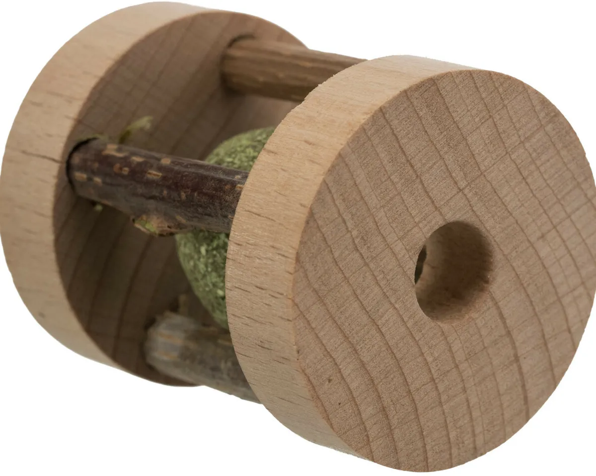 Váleček s kuličkou MATATABI - ježek v kleci, ø 4 × 5 cm
