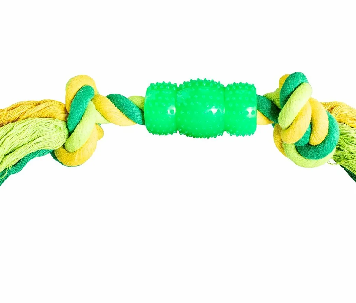 Uzel s chráničem HipHop bavlněný 2 knoty 30 cm / 130 g limetková, zelená