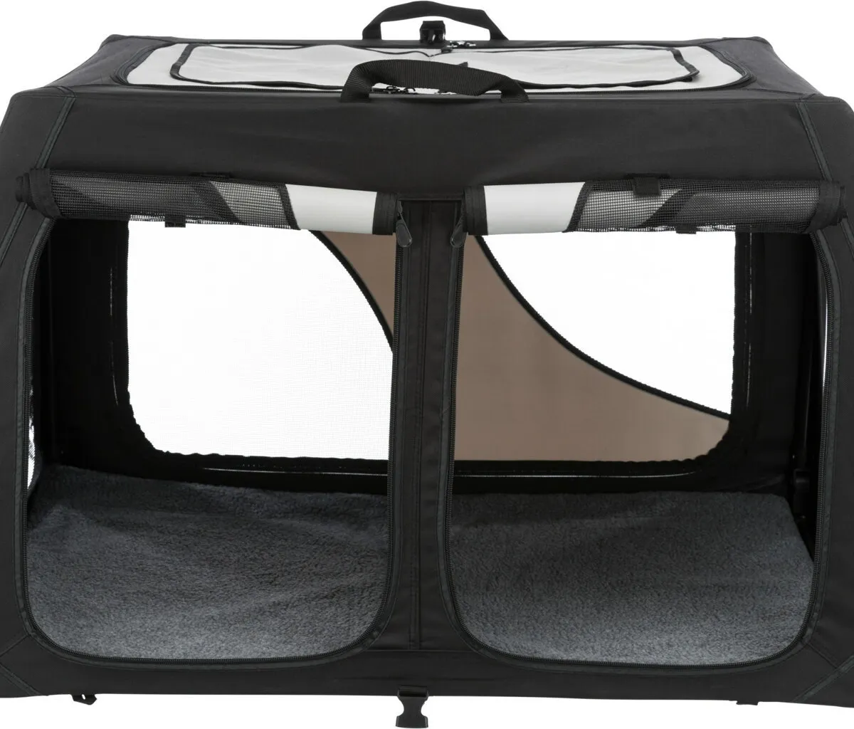 Transpor.nylon. box Vario DOUBLE 91x60x61/57 cm černo-šedý