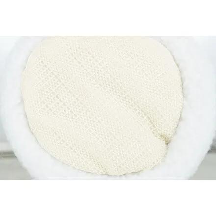 Xmas cave - vánoční plyšová jeskyňka pro morčata/králíčky, 35 cm, bílá/červená