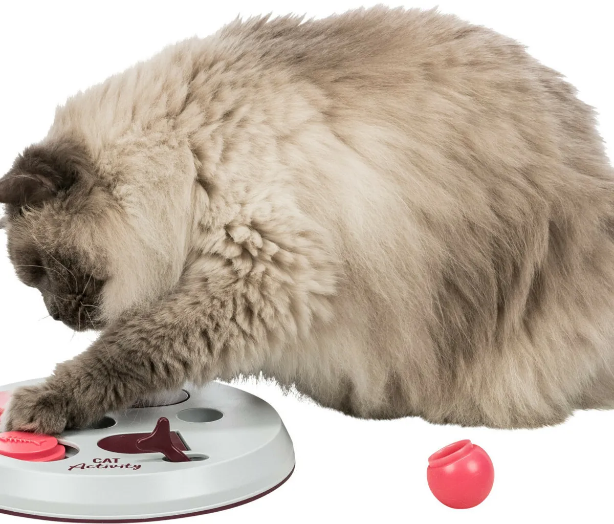Cat Activity FLIP BOARD, strategická hra,  ø 23, vínová/růžová/šedá