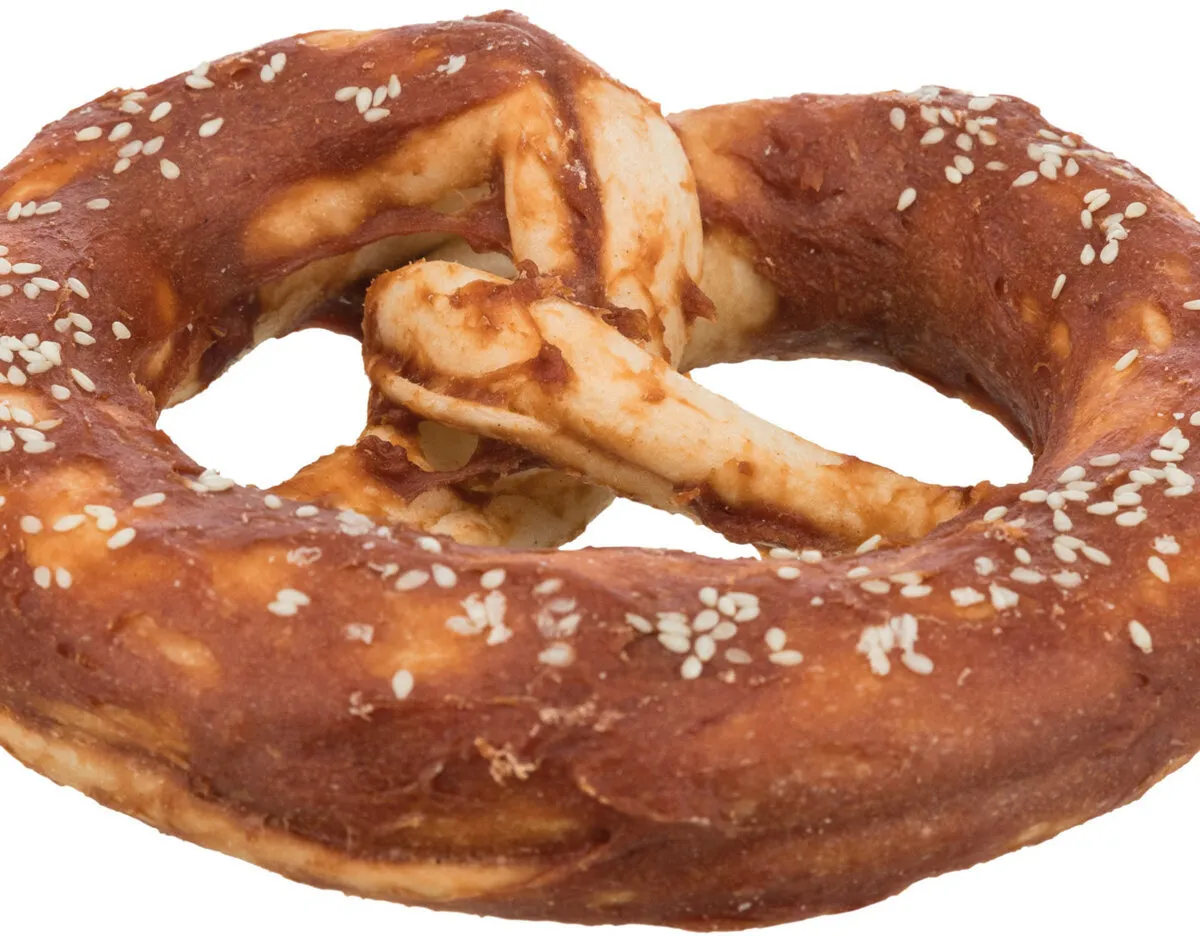 Denta Fun Preclík, buvolí kůže obalená kachním masem (50 ks), ø15cm, 140g/ks
