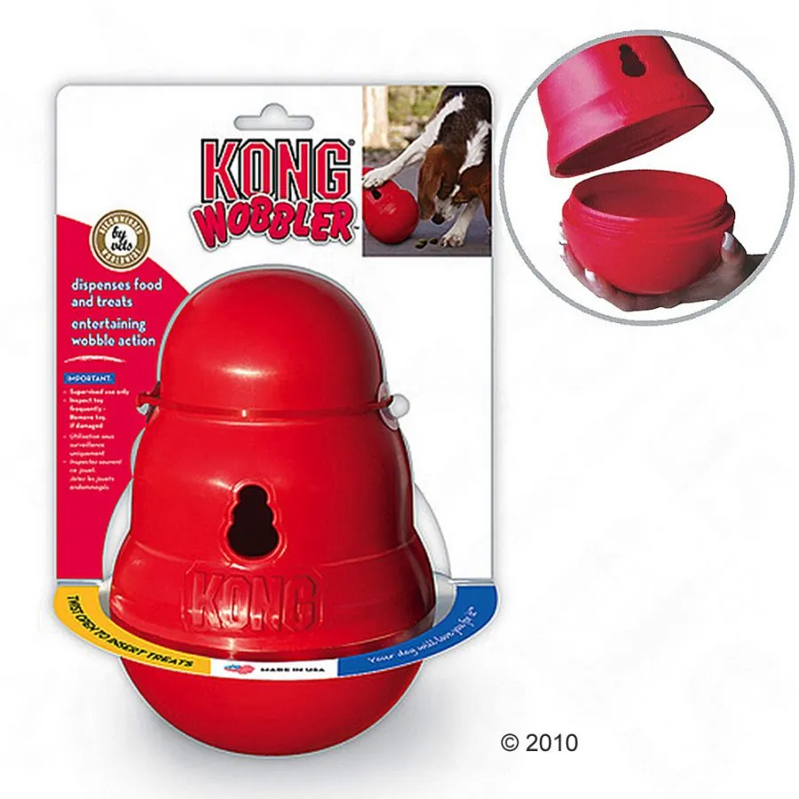 Kong Wobbler Snackball interaktivní hračka pro psy do