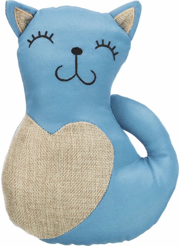 Kočka XXL, juta/polyester, 22cm - DOPRODEJ
