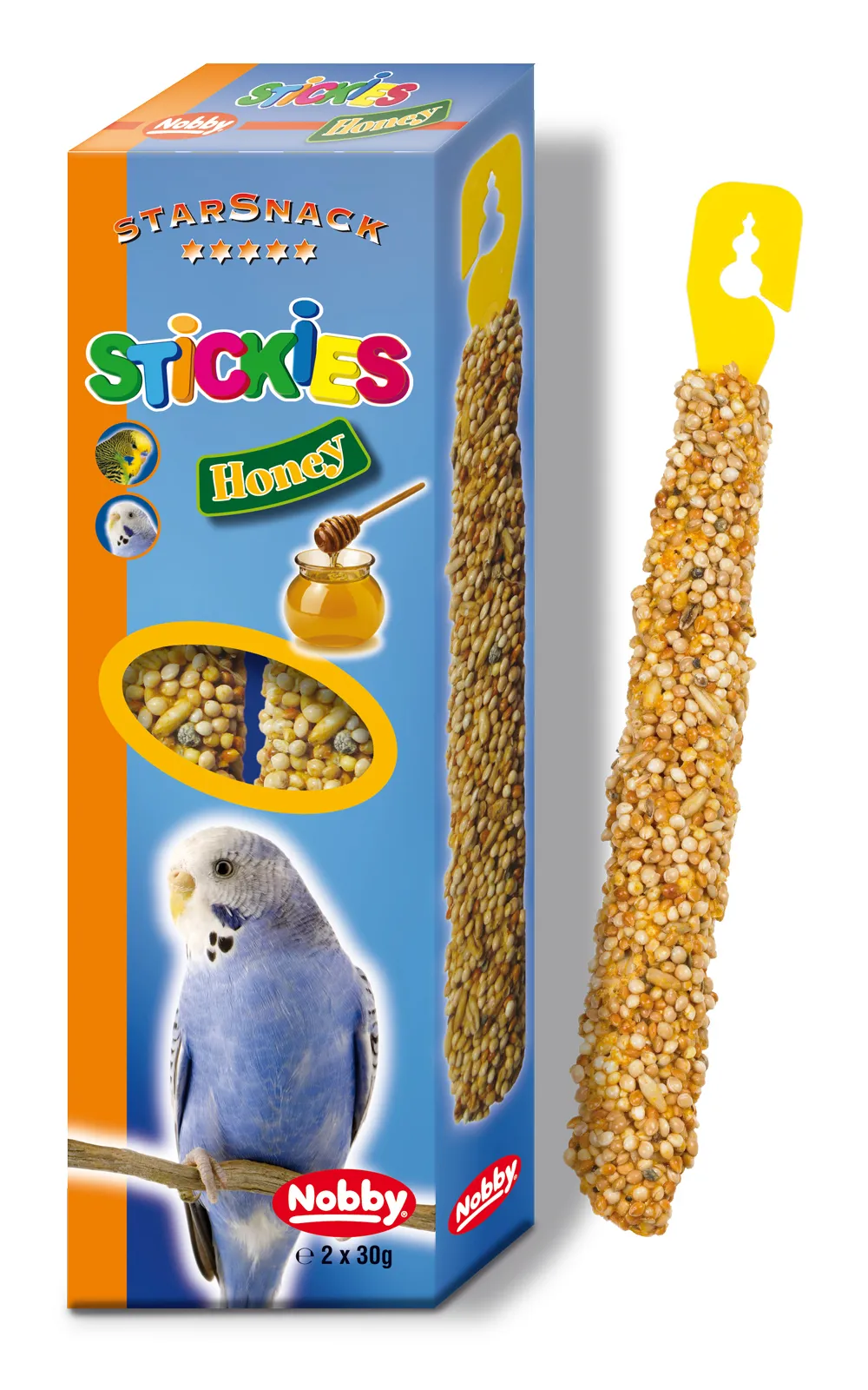 Nobby StarSnack závěsné tyčinky pro papoušky 2x30g