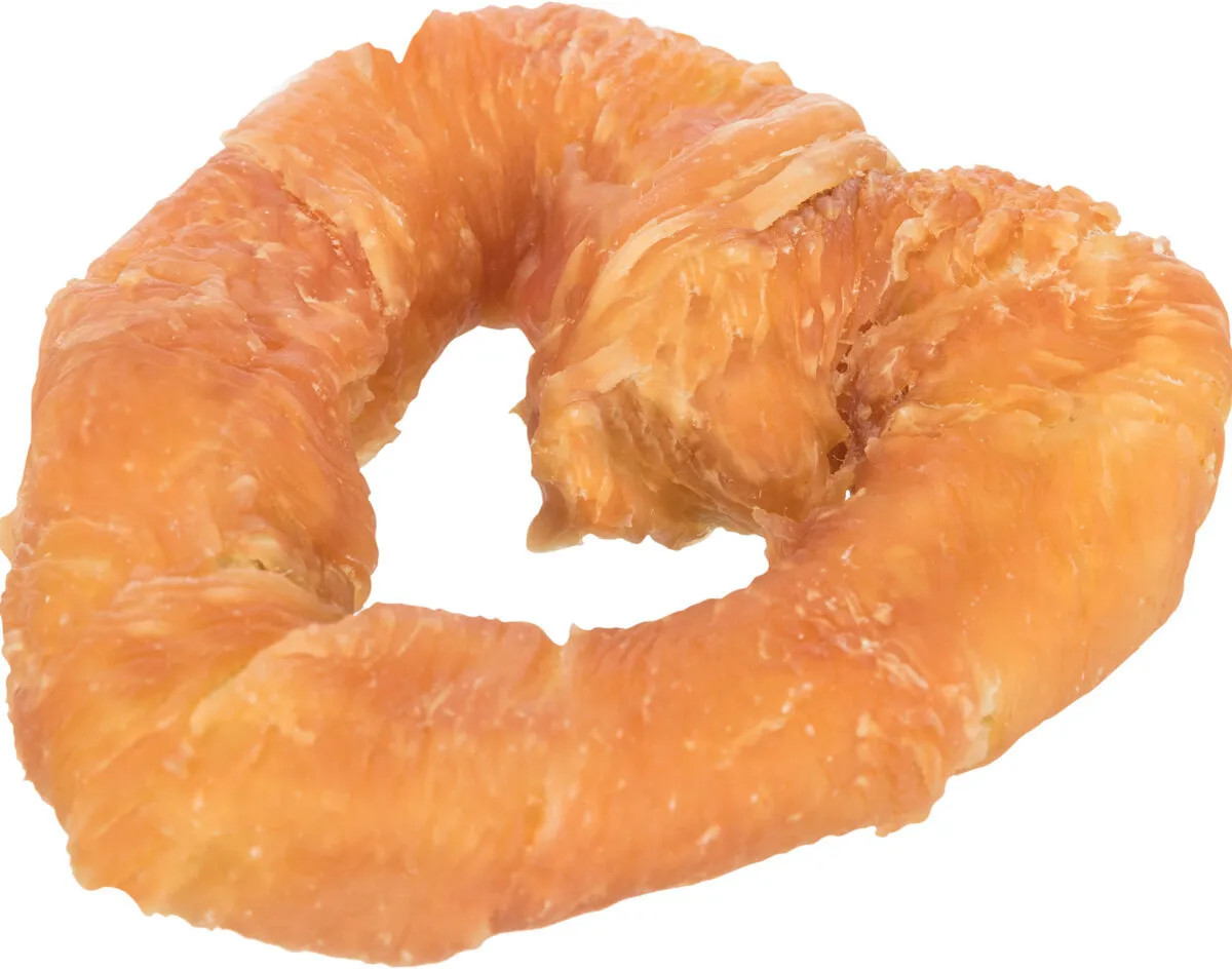 Denta Fun Chicken Heart [50ks], srdce z buvolí kůže omotané kuřecím masem