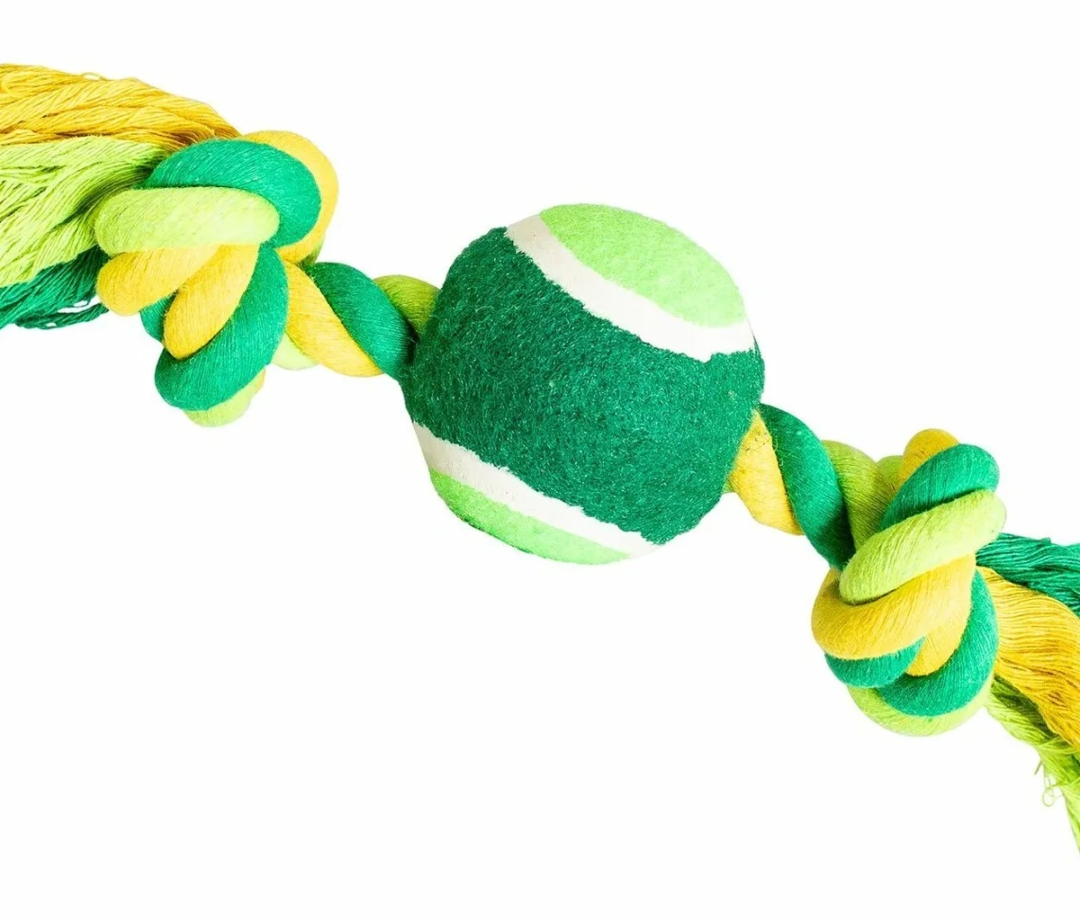Uzel s tenisákem HipHop bavlněný 2 knoty 30 cm / 150 g limetková, zelená