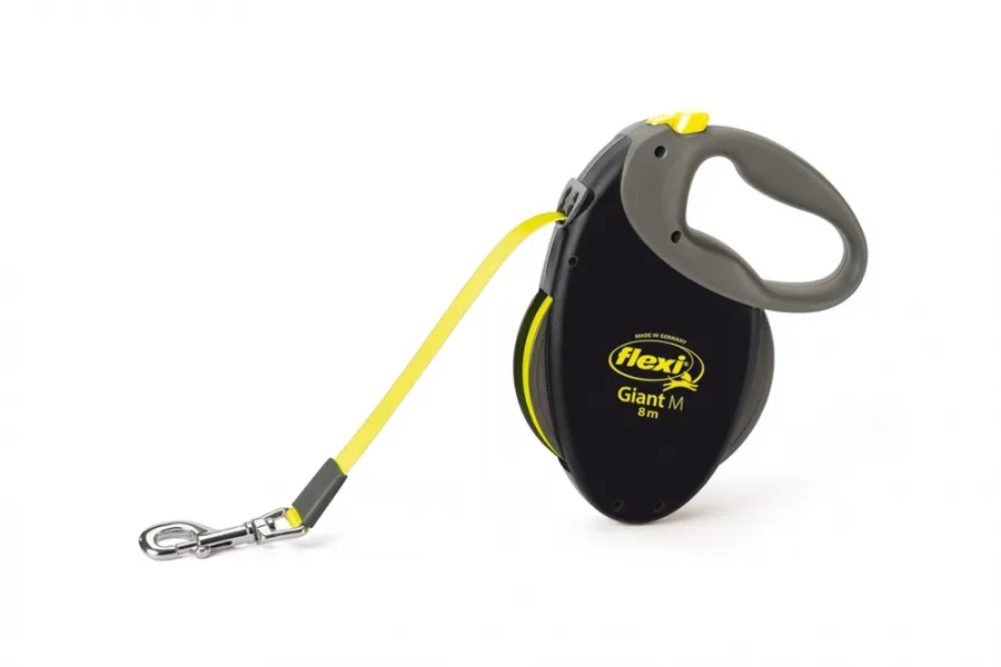 Flexi Giant M Neon vodítko pásek