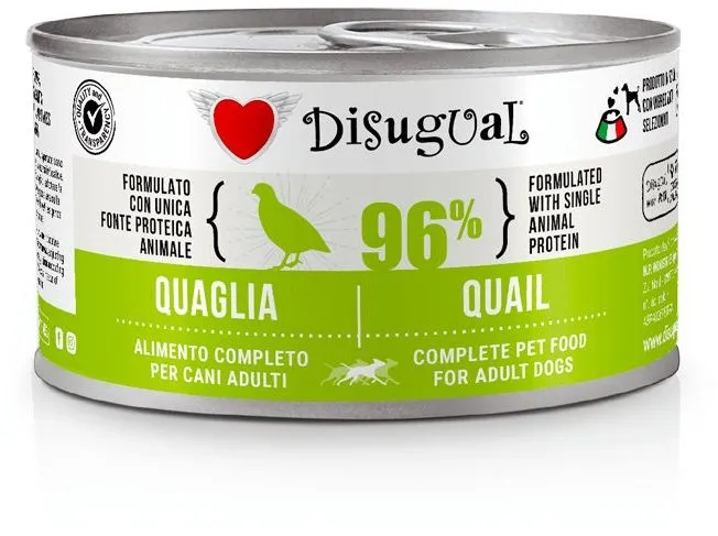 Disugual Dog Single Protein Křepelka konzerva