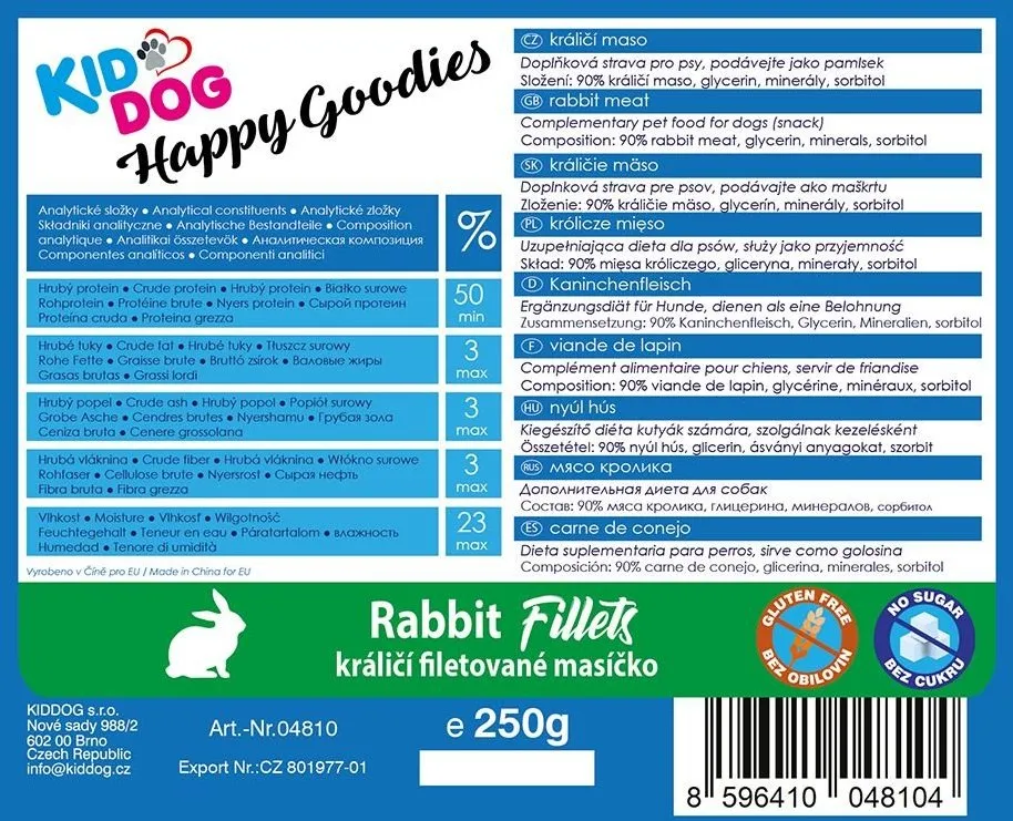 KIDDOG králičí filetované masíčko