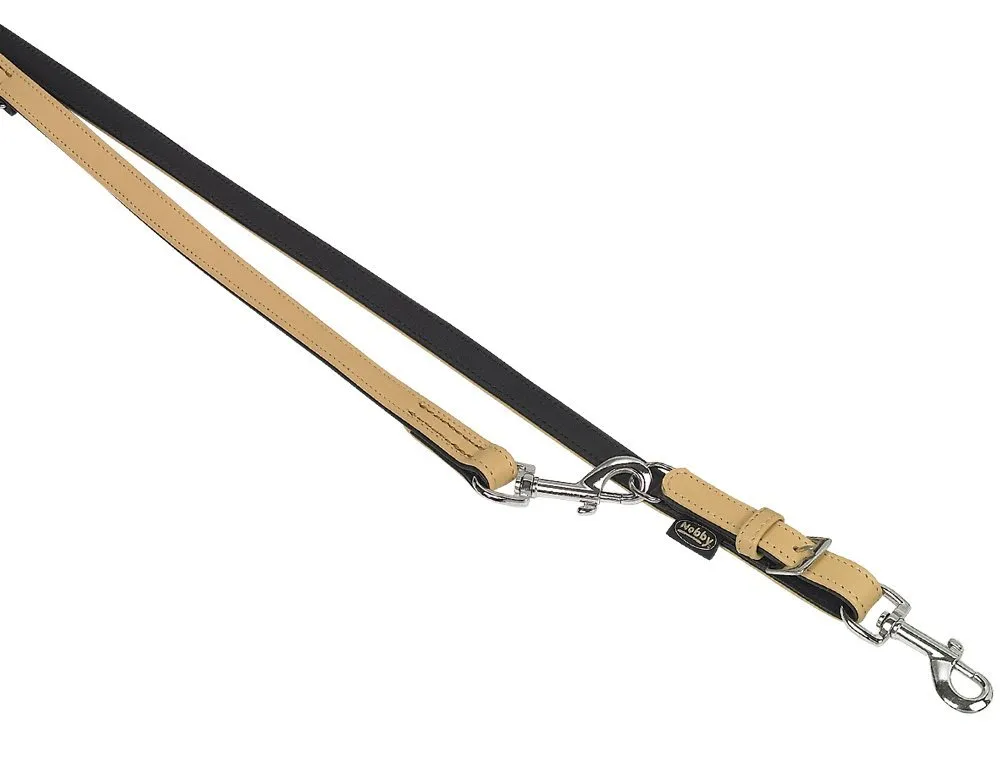 Nobby SOUTH přepínací vodítko nappa kůže L-XL