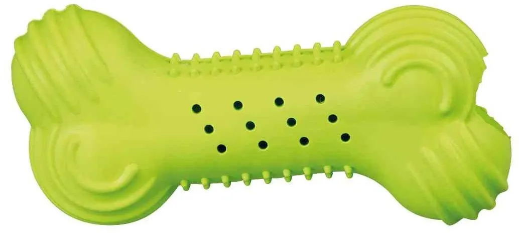 Chrastící kost přírodní guma