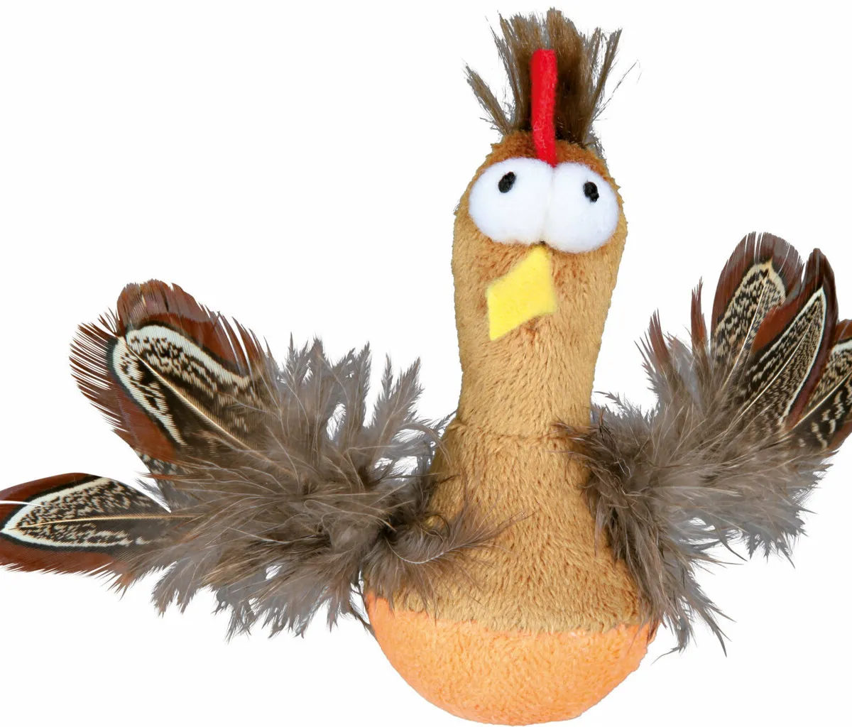 Bobo kuře s peřím a zvukem 10 cm (RP 0,90 Kč)