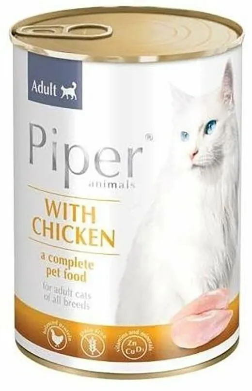 PIPER CAT konzerva pro kočky, s m masem