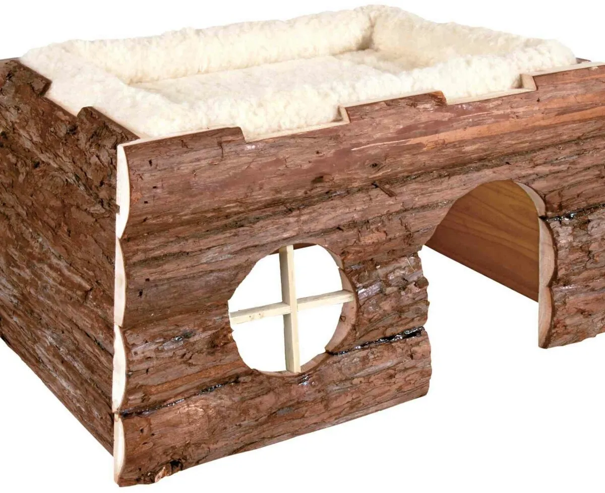 Natural Living přírodní dřevěný dům TILDE 39 x 22 x 29 cm