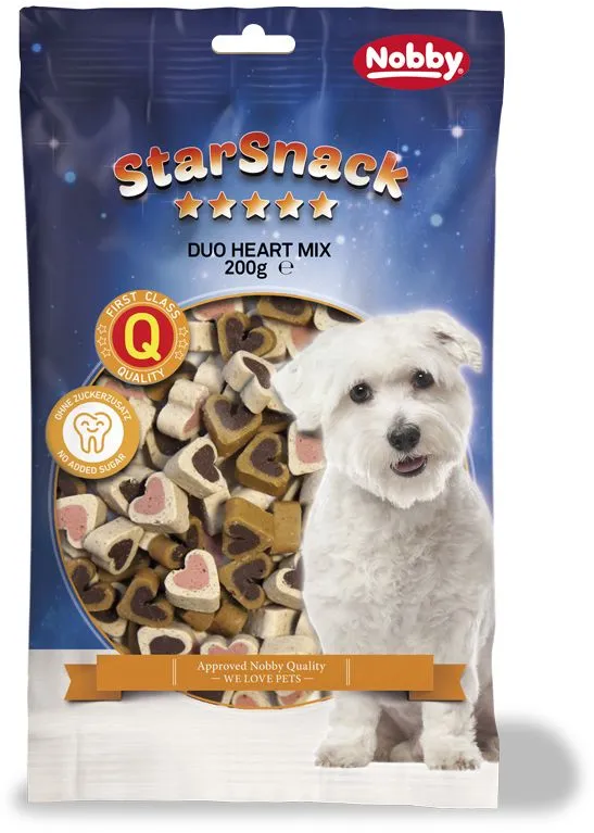 Nobby StarSnack Duo Heart Mix pamlsky pro psa