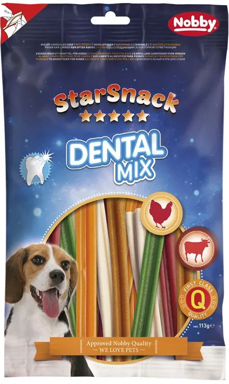 Nobby StarSnack Dental Mix dentální tyčinky