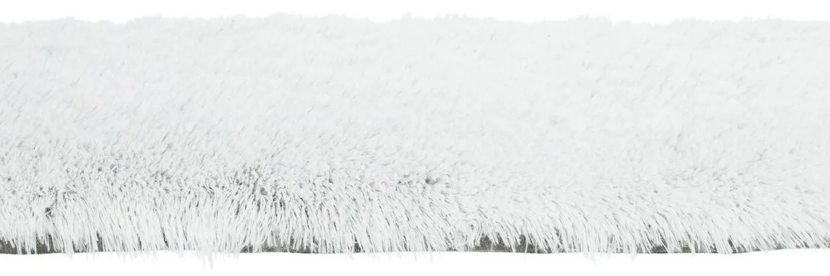 HARVEY hebká podložka na okenní parapet, 90 x 28 cm, bílá-černá