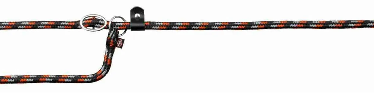 Mountain Rope retrívr vodítko S-M 1,7 m/ 8 mm černo/oranžové