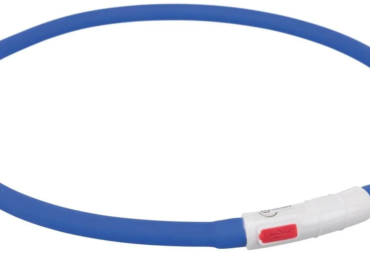 Flash USB svítící obojek XS-XL 70 cm / 10 mm - (RP 2,10 Kč)